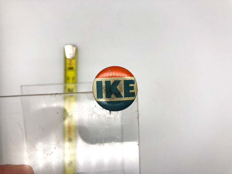 Vintage IKE Pinback Button Presidential Political Campaign Labor Union Made