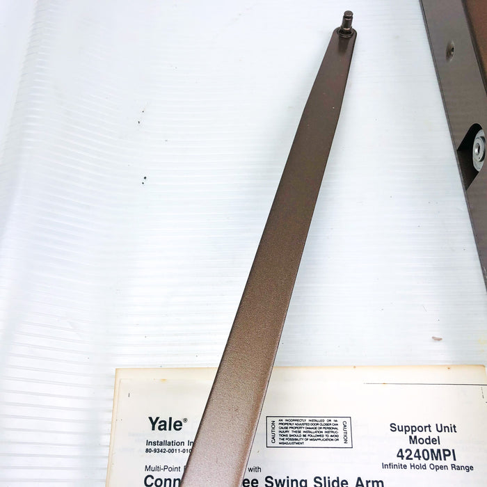 Yale 4244-MPI Door Closer Holder Electromechanical Arm RH Opener Dark Bronze New