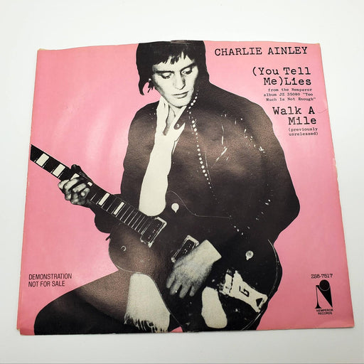 Charlie Ainley You Tell Me Lies Single Record Nemperor 1978 ZS8 7517 PROMO 1