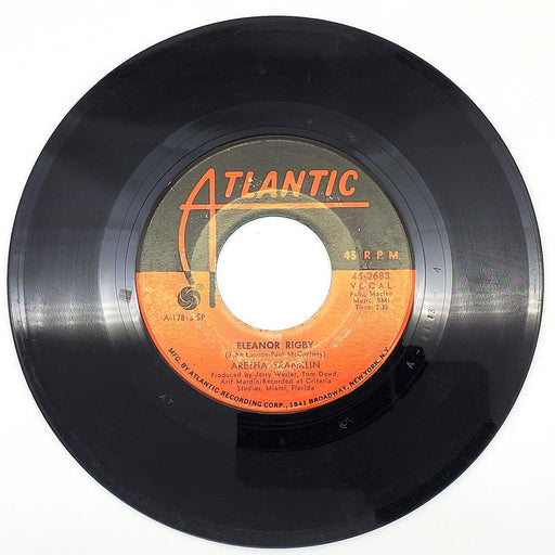 Aretha Franklin Eleanor Rigby 45 RPM Single Record Atlantic Records 1969 45-2683 1