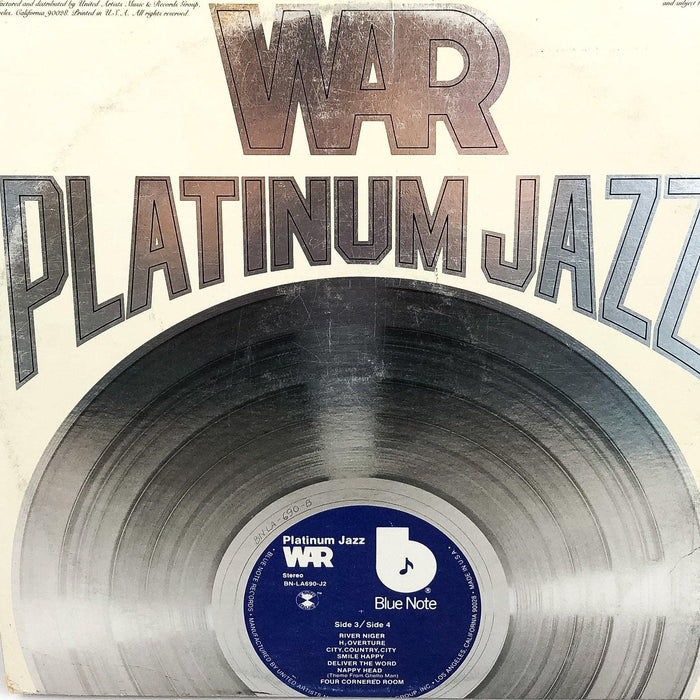 War Platinum Jazz Blue Note Vinyl Record LP BN-LA690-J2 Far Out 1977 2-Disc Set 1