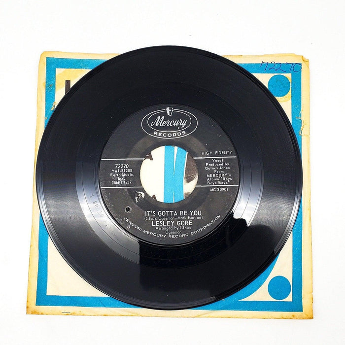 Lesley Gore It's Gotta Be You 45 RPM Single Record Mercury 1964 72270 3