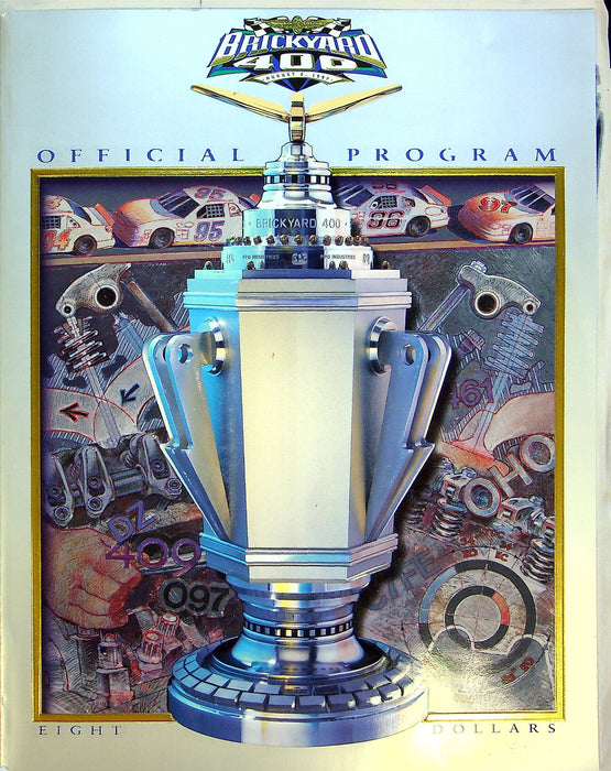 Brickyard 400 Official Program August 2 1997 Indianapolis Indy Car W Ticket Stub