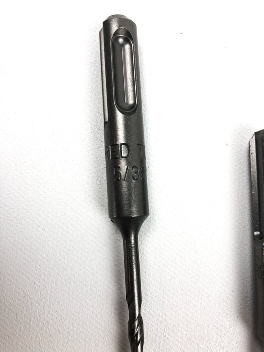 4pk Hammer Drill Bits 1/4", 3/16", 3/8", 5/32" SDS Plus Carbide Tipped Concrete 5