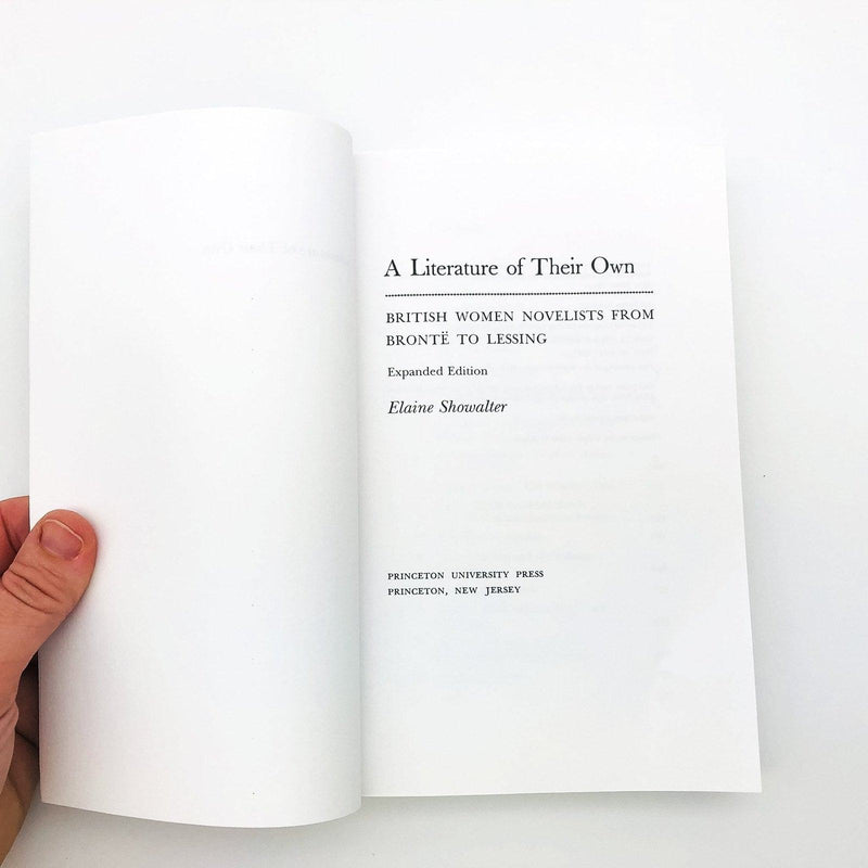 A Literature Of Their Own Paperback Elaine Showalter 1999 British Women Novelist 7