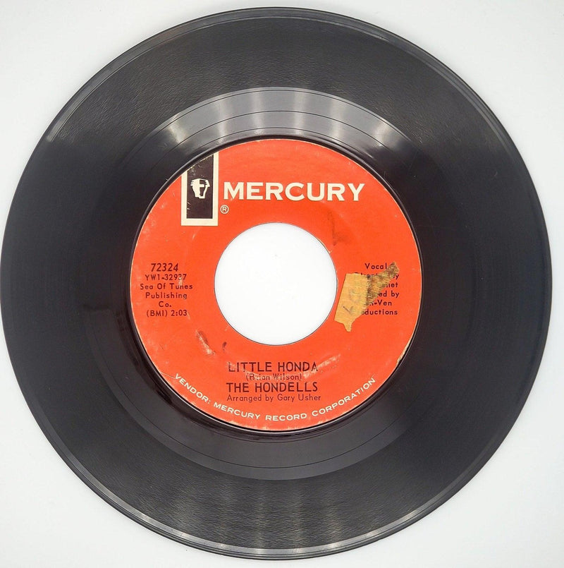 The Hondells Little Honda Record 45 RPM Single 72324 Mercury 1964 1