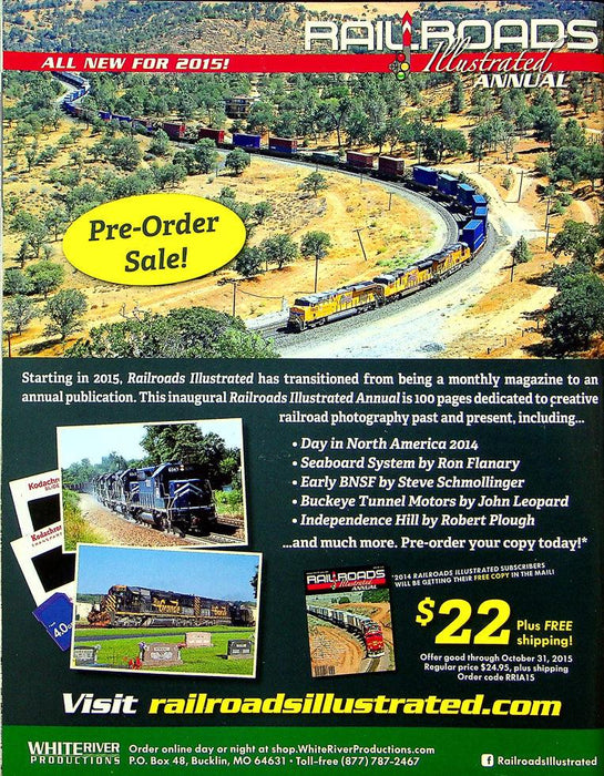 Railfan & Railraod Magazine Oct 2015 Vol 34 No 10 Oregon's Lumber Line Survivor