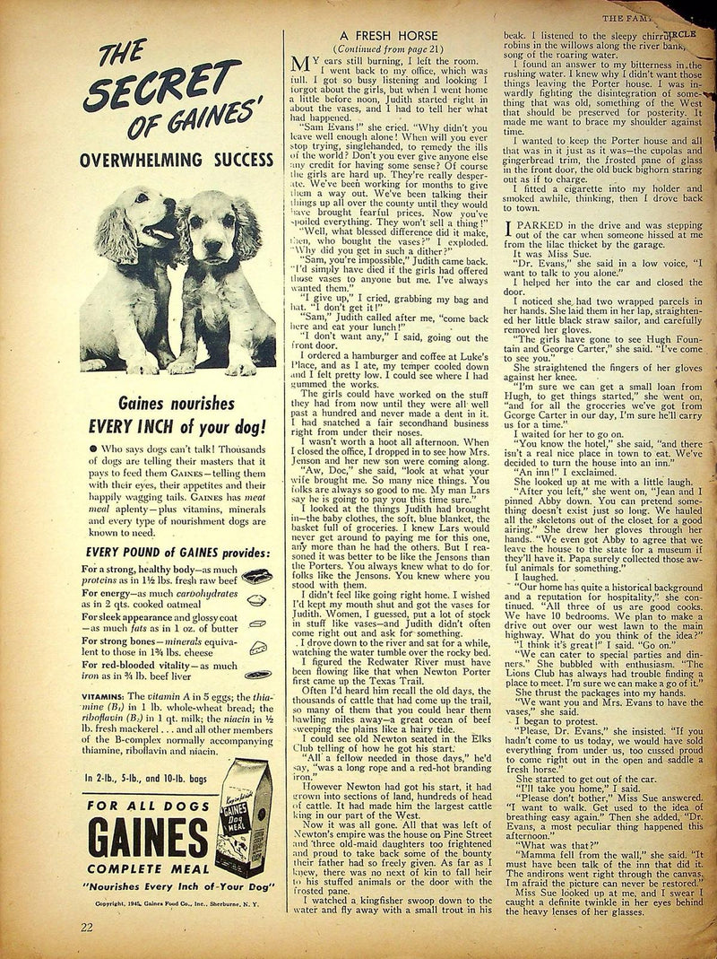 The Family Circle Magazine September 28 1945 Hoagy-Bix & Randy-Bob Carmichael 4