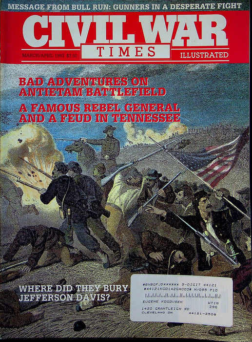 Civil War Times Magazine Mar/Apr 1993 Vol XXXII 1 Anteitam Battlefield 1