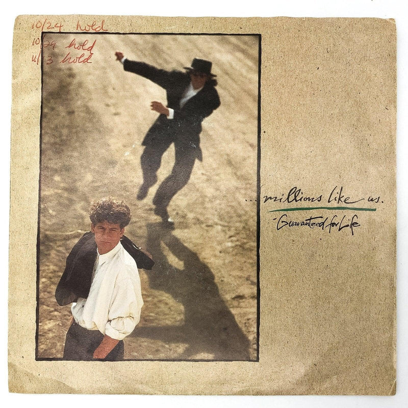 Millions Like Us Guaranteed for Life Record 45 RPM Single 7-99412 Virgin 1987 1