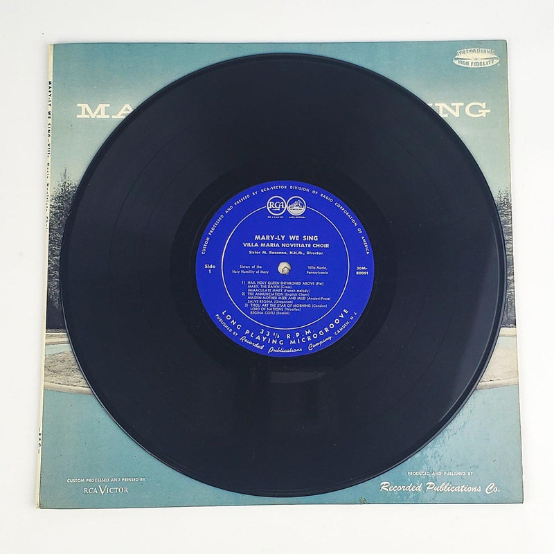 Villa Maria Novitate Choir Mary-Ly We Sing Record 33 RPM LP RCA 1957 3