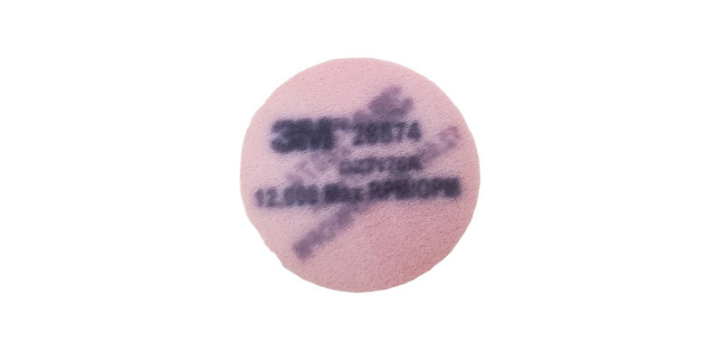 50pk/Case 3M Buffing Pad Finesse-It 28874 Red Foam Waffle Face 3-1/4 Inch New 9