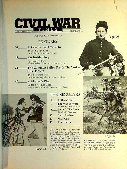 Civil War Times Magazine February 1985 Vol XXIII 10 Jeb Stuart Fights in PA 2