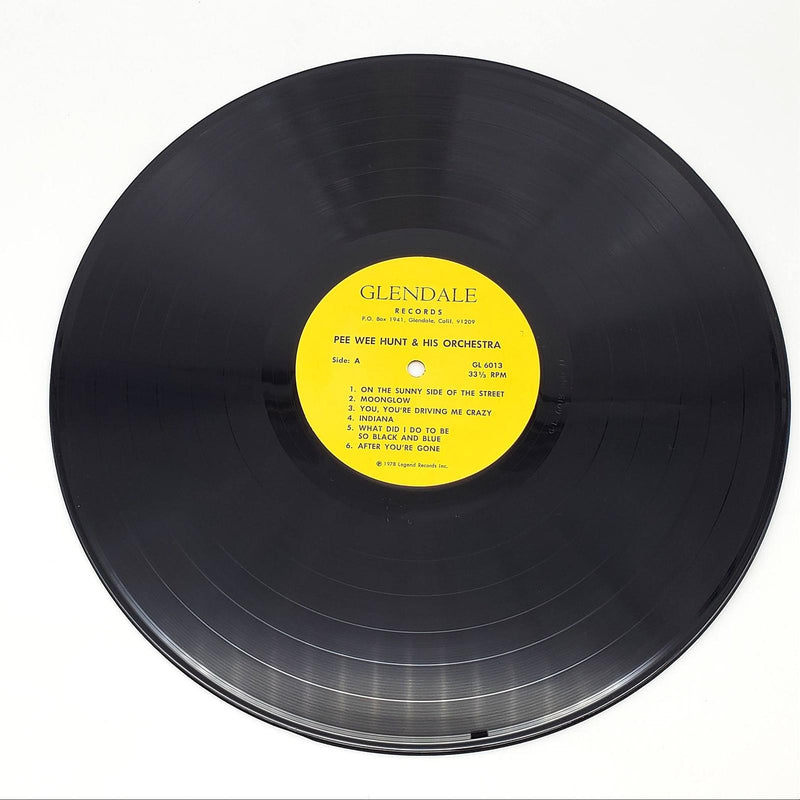 Pee Wee Hunt On The Sunny Side LP Record Glendale Records 1978 GL-6013 4