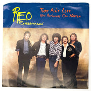 REO Speedwagon That Ain't Love Record 45 RPM Single 34-06656 Epic 1987 1