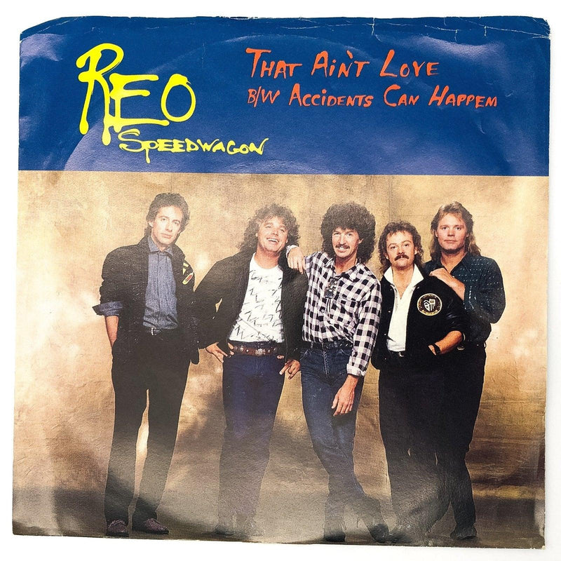 REO Speedwagon That Ain't Love Record 45 RPM Single 34-06656 Epic 1987 1