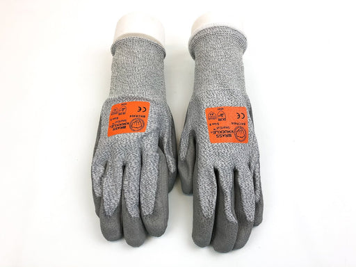 Cut Resistant Gloves Level 4 Palm Coated Stab Proof Safety Work 2 Pairs Large 2