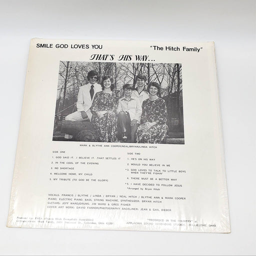 Hitch Family Smile God Loves You LP Record FHEA Chillicothe Ohio 2