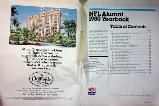 NFL Alumni 1980 Yearbook Special Edition Steelers Chapter National Football Team 2