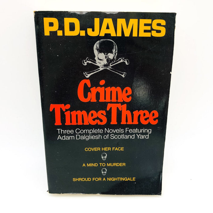 Crime Times Three SC P. D. James 1979 Cover Her Face Mind To Murder Nightingale 3