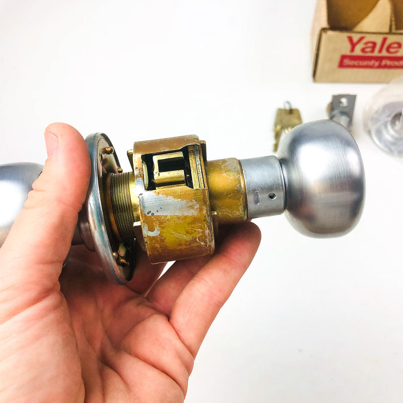 Yale Classroom Utility Lockset 5308 LF Litchfield 380N 26D Satin Chrome New NOS