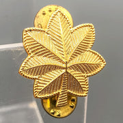 US Army Lieutenant Colonel Major Pin Gold Oak Leaf V Eagle 2 Double Clutch 1 5