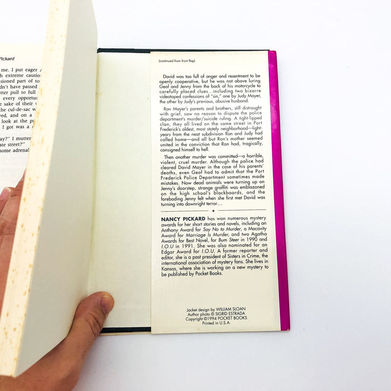 Confession Hardcover Nancy Pickard 1994 Police Wife Murder Suicide 1st Edition 10