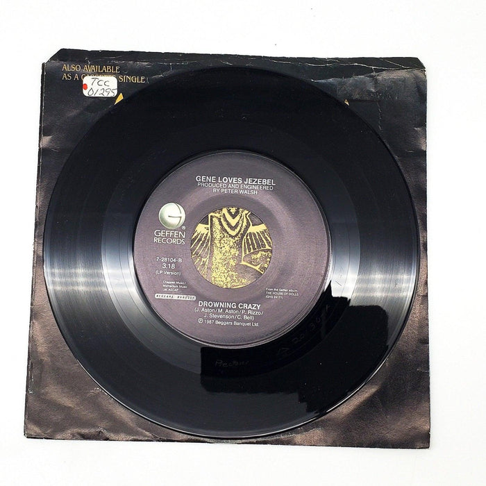 Gene Loves Jezebel Suspicion 45 RPM Single Record Geffen 1988 4