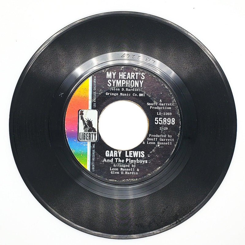 Gary Lewis & The Playboys My Heart's Symphony 45 RPM Single Record Liberty 1966 1