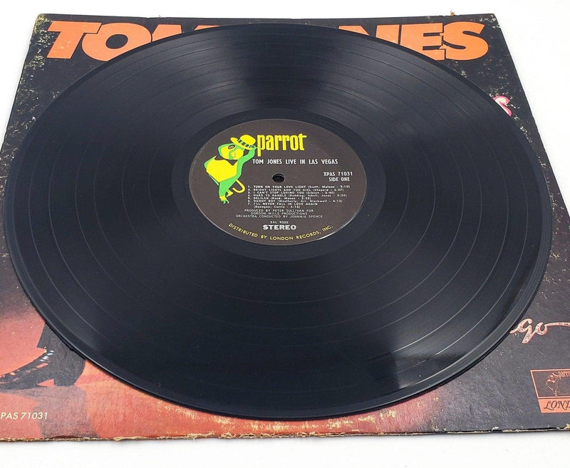 Tom Jones Live In Las Vegas Record 33 RPM LP PAS 71031 Parrot 1969 5