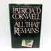 All That Remains Patricia D Cornwell Hardcover 1992 1st Edition Serial Killer 1