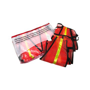 7pk High Visibility Safety Vests One Size Fits Mesh Reflective Workwear Traffic 3