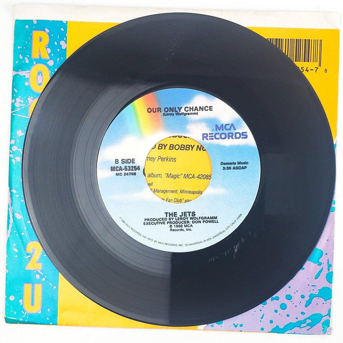 The Jets Rocket 2 U Record 45 RPM Single MCA-53254 MCA Records 1988 4