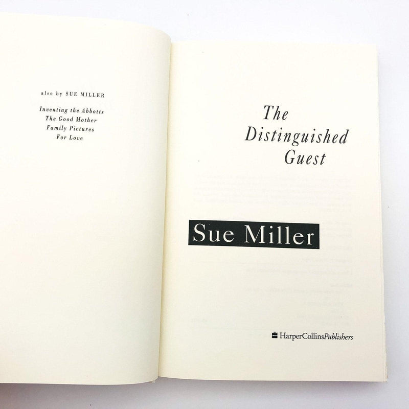 The Distinguished Guest Hardcover Sue Miller 1995 Women Author Estranged Family 7