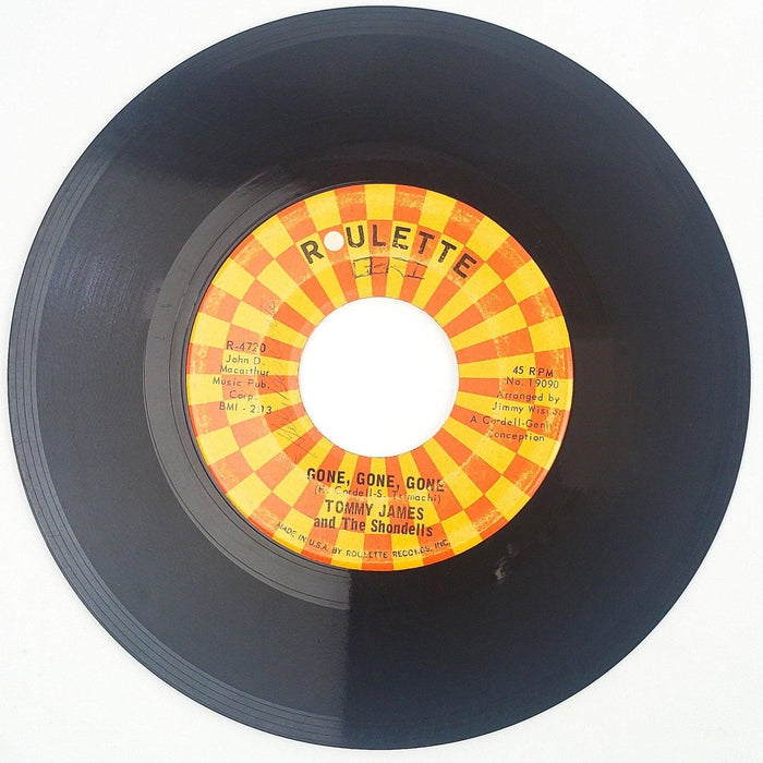 Tommy James I Think We're Alone Now Record 45 RPM Single R-4720 Roulette 1967 2