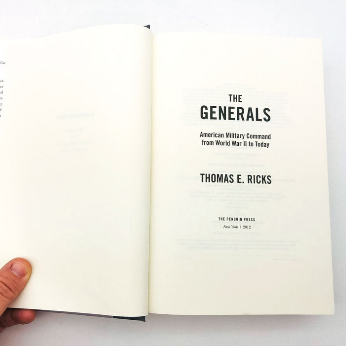 The Generals HC Thomas Ricks 2012 US Military Command WW2 to Today 1st Edition 7