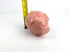 Pink Pig Figurine Statue Ceramic Little Piggy Flower Bud Vase 8