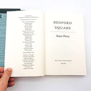 Bedford Square HC Anne Perry 1999 England Victorian Women Detective 1st Edition 8
