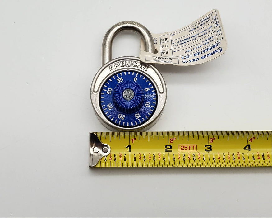 American Lock Company Combination Padlock 400 DC Hardened Steel NOS 5