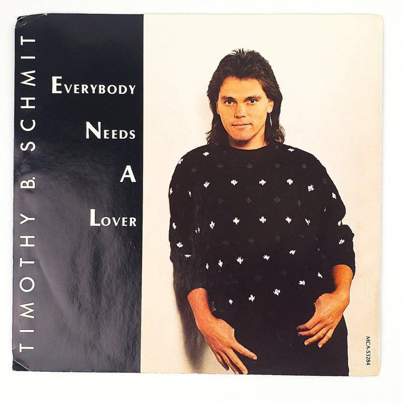 Timothy B Scmit Everybody Needs A Lover Record 45 RPM Single MCA 1988 Promo 1