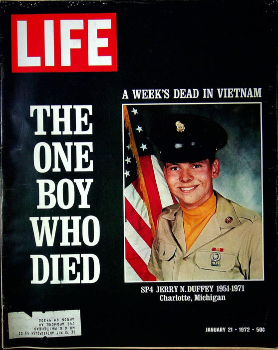 Life Magazine January 21 1972 Vol 72 #2 Jerry Duffey Killed in Veitnam