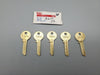 5x Yale RN12 Key Blanks JA Keyway Nickel Silver 6 Pin NOS 3