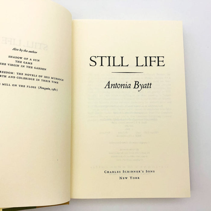 Still Life Hardcover Antonia Byatt 1985 English Life 1950s Family Life College 7