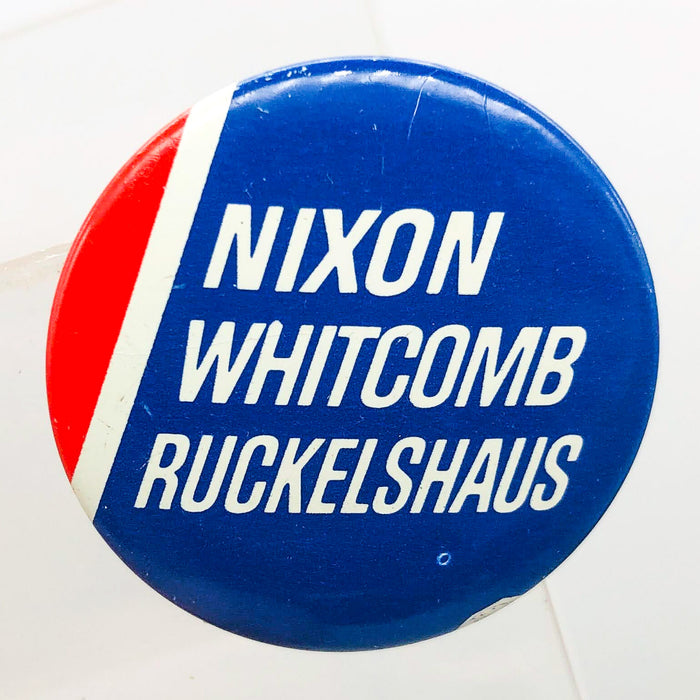 Nixon Whitcomb Ruckelshaus Button 1.25" Presidential Campaign Political 5