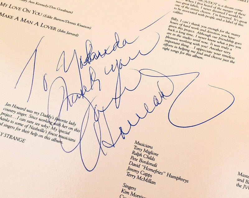 Jan Howard Self Titled 33 RPM LP Record Dot 1985 Promo SIGNED MCA-39030 3