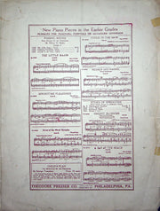 Sheet Music In Blossom Time Francesco B De Leone 1923 Theo Presser Pianoforte 3