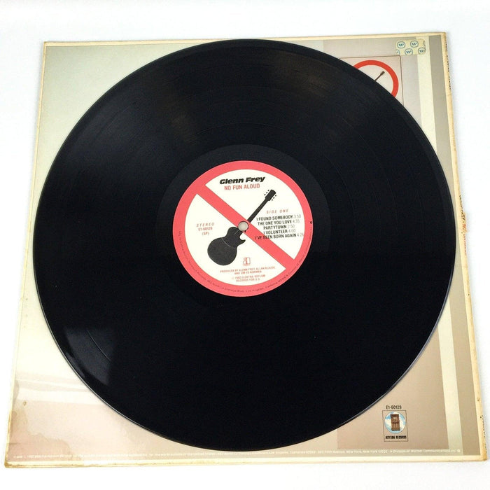 Glenn Frey No Fun Aloud Record 33 RPM LP E1-60129 Asylum Records 1982 4
