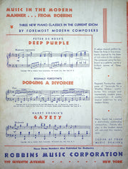Vintage Sheet Music I've Got A Feelin' You're Foolin' Jack Benny Broadway 1936 2