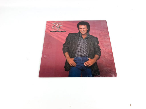 T.G. Sheppard Livin' On the Edge Record LP Vinyl FC 40007 CBS 1985 2