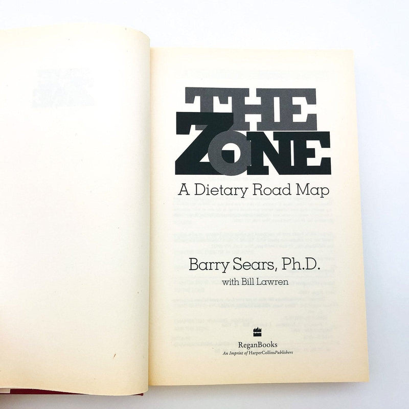 Enter The Zone Hardcover Barry Sears PHD 1995 Nutrition Health Calories Dieting 7